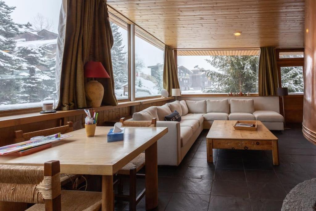Chalet Robaumont - Grand Chalet Familial Proche Du Centre Et Des Pistes Courchevel Eksteriør billede